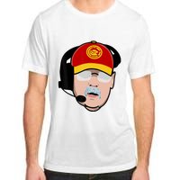 Funny Football American Coach Reid Frozen Mustache Adult ChromaSoft Performance T-Shirt