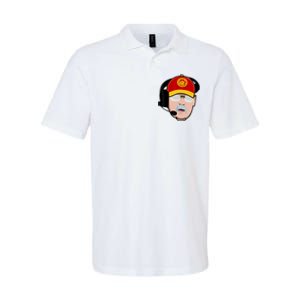 Funny Football American Coach Reid Frozen Mustache Softstyle Adult Sport Polo