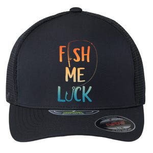 Funny Fishing Art For Fisherman Boat Fly Fish Flexfit Unipanel Trucker Cap