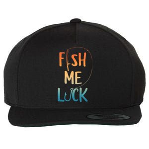 Funny Fishing Art For Fisherman Boat Fly Fish Wool Snapback Cap