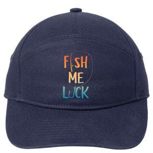 Funny Fishing Art For Fisherman Boat Fly Fish 7-Panel Snapback Hat