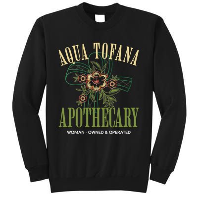 Funny Feminist Aqua Tofana Apothecary Vintage Sweatshirt