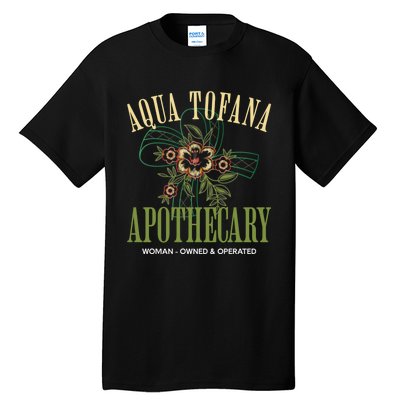 Funny Feminist Aqua Tofana Apothecary Vintage Tall T-Shirt