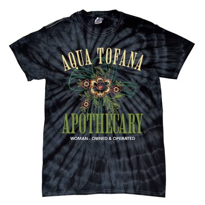 Funny Feminist Aqua Tofana Apothecary Vintage Tie-Dye T-Shirt