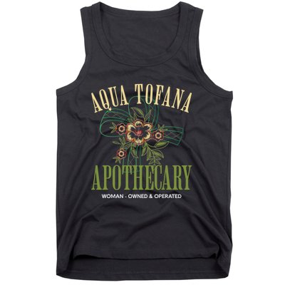 Funny Feminist Aqua Tofana Apothecary Vintage Tank Top