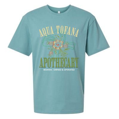 Funny Feminist Aqua Tofana Apothecary Vintage Sueded Cloud Jersey T-Shirt