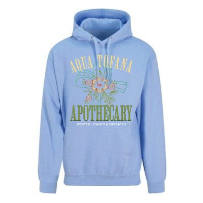 Funny Feminist Aqua Tofana Apothecary Vintage Unisex Surf Hoodie