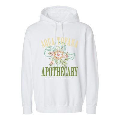 Funny Feminist Aqua Tofana Apothecary Vintage Garment-Dyed Fleece Hoodie