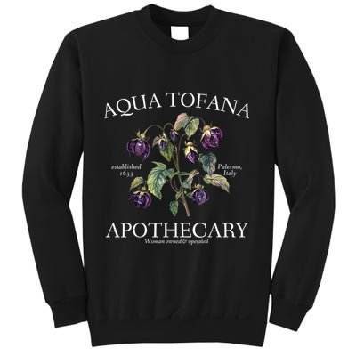 Funny Feminist Aqua Tofana Apothecary Vintage Design Sweatshirt