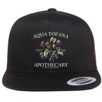 Funny Feminist Aqua Tofana Apothecary Vintage Design Flatbill Hat