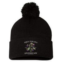 Funny Feminist Aqua Tofana Apothecary Vintage Design Pom Pom 12in Knit Beanie