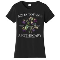 Funny Feminist Aqua Tofana Apothecary Vintage Design Women's T-Shirt