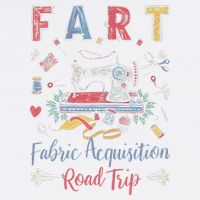 Fart Fabric Acquisition Road Trip For Sewing Quilting Lover Doggie Tank
