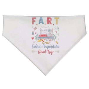 Fart Fabric Acquisition Road Trip For Sewing Quilting Lover USA-Made Doggie Bandana