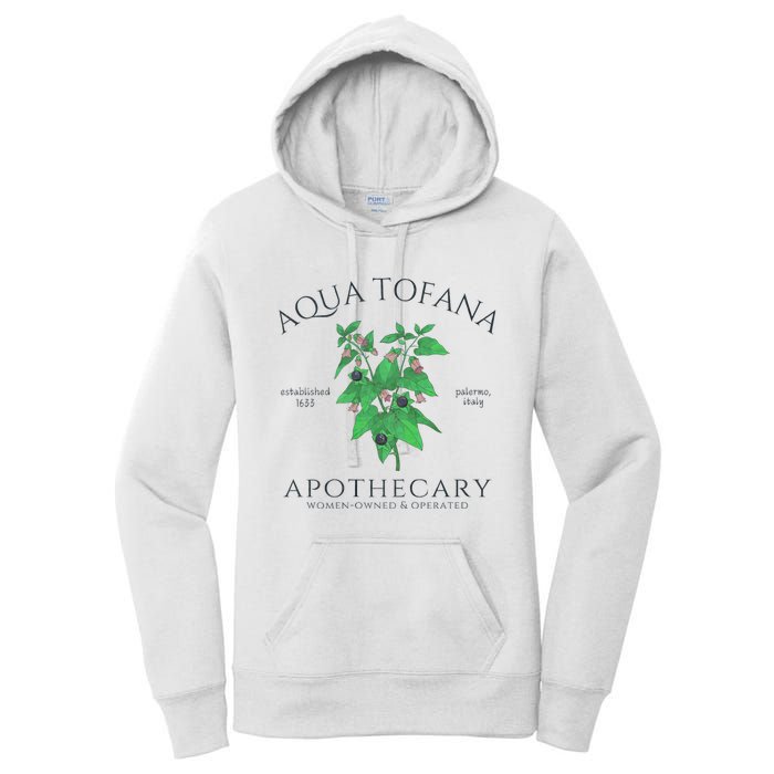 Funny Feminist Aqua Tofana Apothecary Vintage Women's Pullover Hoodie