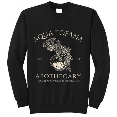 Funny Feminist Aqua Tofana Apothecary Vintage Sweatshirt