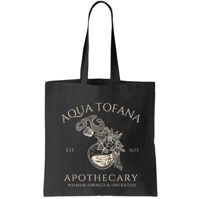 Funny Feminist Aqua Tofana Apothecary Vintage Bag