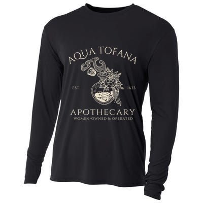 Funny Feminist Aqua Tofana Apothecary Vintage Cooling Performance Long Sleeve Crew