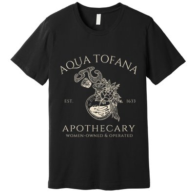 Funny Feminist Aqua Tofana Apothecary Vintage Premium T-Shirt