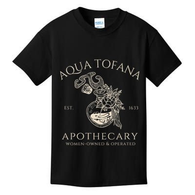 Funny Feminist Aqua Tofana Apothecary Vintage Kids T-Shirt