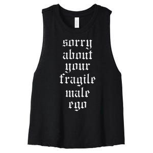 Funny Feminism Apparel Women's Racerback Cropped Tank