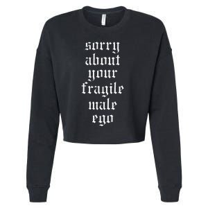 Funny Feminism Apparel Cropped Pullover Crew