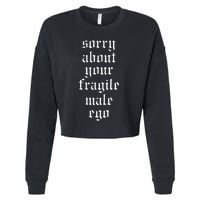 Funny Feminism Apparel Cropped Pullover Crew