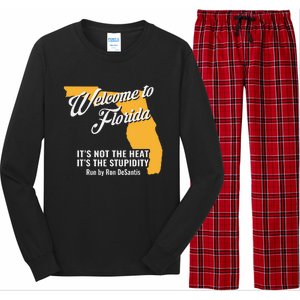 Funny Florida Anti Gov. Ron DeSantis Long Sleeve Pajama Set