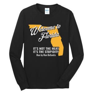 Funny Florida Anti Gov. Ron DeSantis Tall Long Sleeve T-Shirt