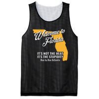 Funny Florida Anti Gov. Ron DeSantis Mesh Reversible Basketball Jersey Tank