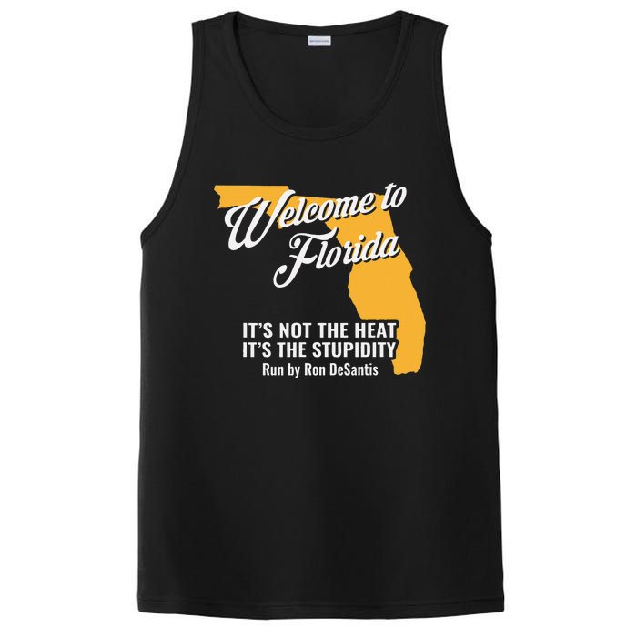 Funny Florida Anti Gov. Ron DeSantis PosiCharge Competitor Tank