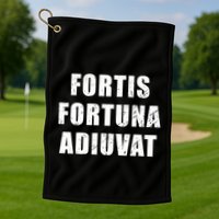 Fortis Fortuna Adiuvat Golf Towel