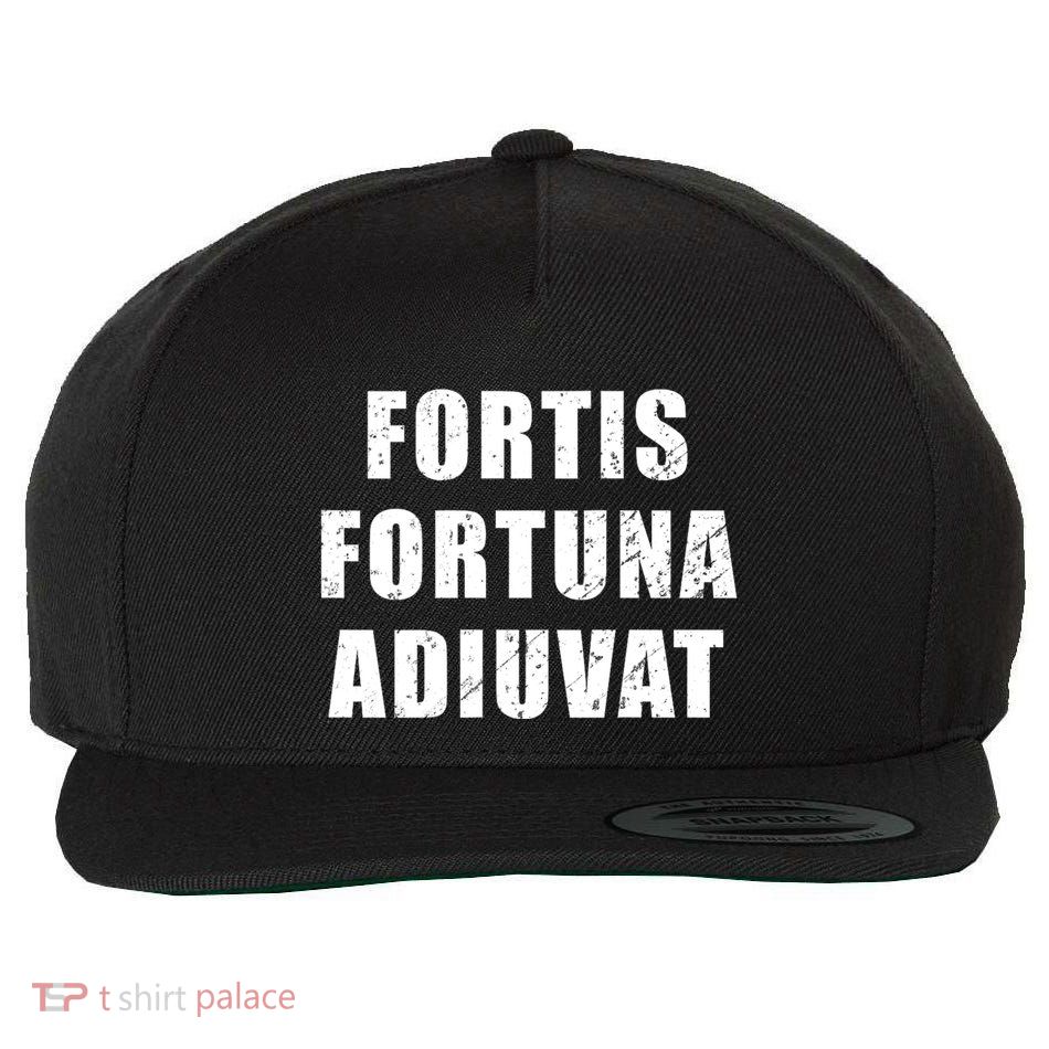 Fortis Fortuna Adiuvat Wool Snapback Cap