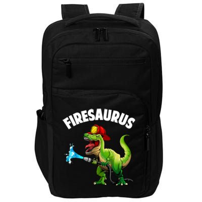 Future Firefighter Art For Fire Department Fireman Impact Tech Backpack