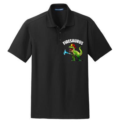 Future Firefighter Art For Fire Department Fireman Dry Zone Grid Polo