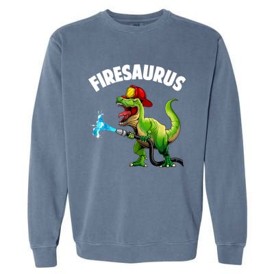 Future Firefighter Art For Fire Department Fireman Garment-Dyed Sweatshirt