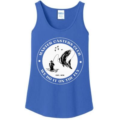 Fly Fishing Avid Fisherman Master Caster Anglers Club Ladies Essential Tank