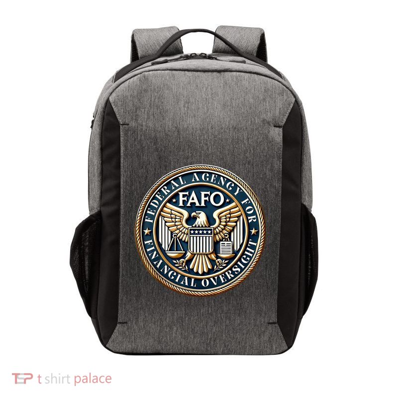 Fafo Federal Agency For Financial Oversight Vector Backpack