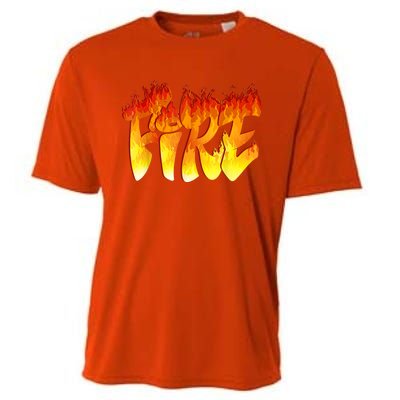 Funny Fire And Ice Costume Halloween Family Matching Cooling Performance Crew T-Shirt