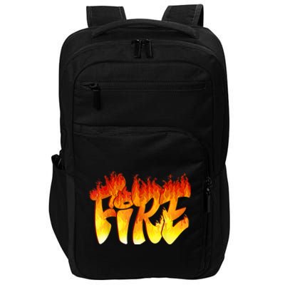 Funny Fire And Ice Costume Halloween Family Matching Impact Tech Backpack