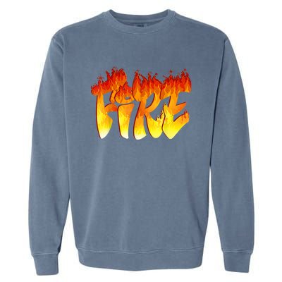 Funny Fire And Ice Costume Halloween Family Matching Garment-Dyed Sweatshirt