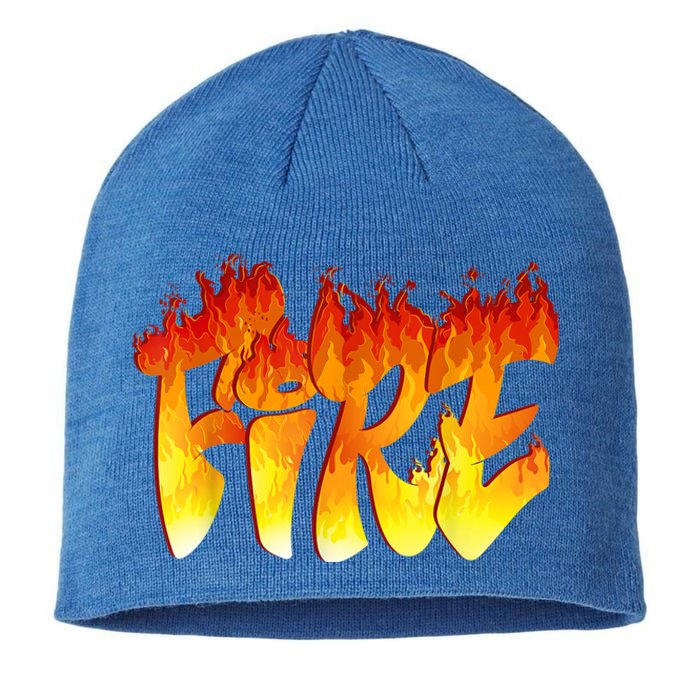 Funny Fire And Ice Costume Halloween Family Matching Sustainable Beanie