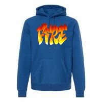 Funny Fire And Ice Costume Halloween Family Matching Premium Hoodie