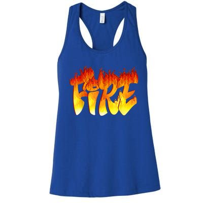 Funny Fire And Ice Costume Halloween Family Matching Women's Racerback Tank