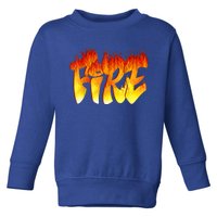 Funny Fire And Ice Costume Halloween Family Matching Toddler Sweatshirt