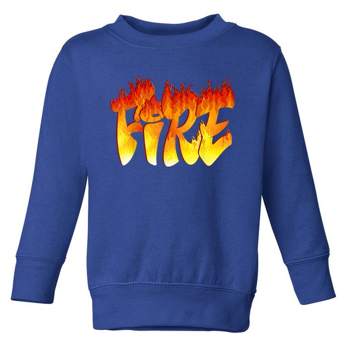 Funny Fire And Ice Costume Halloween Family Matching Toddler Sweatshirt