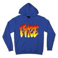 Funny Fire And Ice Costume Halloween Family Matching Tall Hoodie