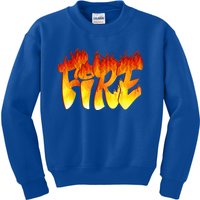 Funny Fire And Ice Costume Halloween Family Matching Kids Sweatshirt