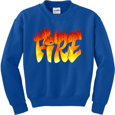 Funny Fire And Ice Costume Halloween Family Matching Kids Sweatshirt