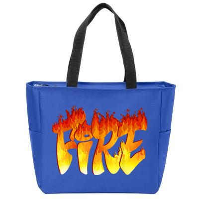 Funny Fire And Ice Costume Halloween Family Matching Zip Tote Bag